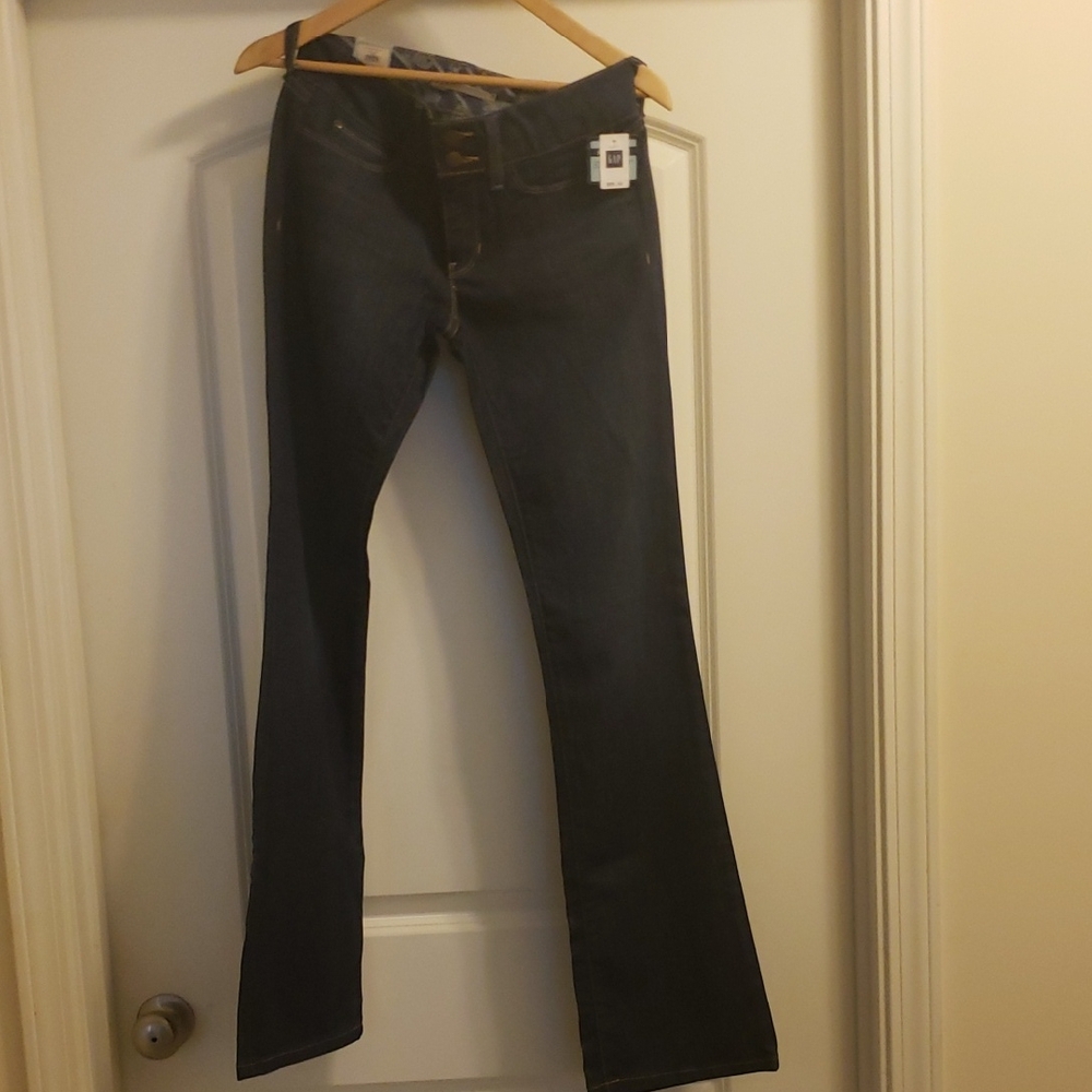 GAP Women's Boot Cut Jeans - Dark Blue